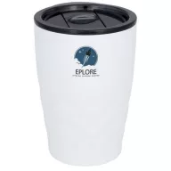   Cana termoizolanta cu perete dublu, 350 ml, Everestus, GO, otel inoxidabil, alb