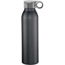 Sticla de apa, Everestus, 2610E18321, 650 ml, 25xØ6.6 cm, Aluminiu, Negru
