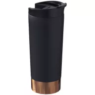   Cana termoizolanta 500 ml, fara scurgeri, perete dublu, Everestus, PA, otel inoxidabil, negru