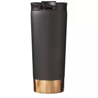   Cana termoizolanta 500 ml, fara scurgeri, perete dublu, Everestus, PA, otel inoxidabil, negru