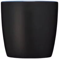   Cana ceramica 340 ml cu interior colorat, Everestus, 20IAN1162, Negru, Albastru