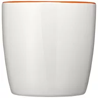 Cana ceramica 340 ml, Everestus, 20IAN1106, Alb, Portocaliu