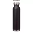 Sticla termoizolanta sport, perete dublu, 650 ml, fara condens, Everestus, TR, otel inoxidabil, negru