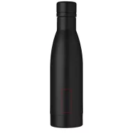   Sticla sport termoizolanta 500 ml, Everestus, VA, otel inoxidabil, negru