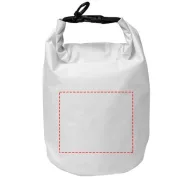   Saculet rezisten la apa, capacitate 5 Litri, Everestus, 20IAN1234, Alb, Poliester 190T