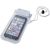 Mambo waterproof smartphone storage pouch, PVC, White