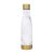 Sticla termoizolanta cu aspect de marmura, perete dublu, 500 ml, Everestus, VA, otel inoxidabil, alb, auriu