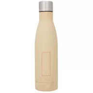   Sticla termoizolanta cu aspect de lemn, perete dublu, 500 ml, Everestus, VA, otel inoxidabil, maro