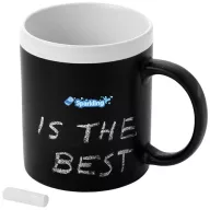 Chalk write mug, Ceramic, White