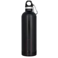   Sticla termoizolanta 530 ml, perete dublu, Everestus, AC, otel inoxidabil, negru