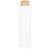 Sticla termoizolanta 590 ml, perete dublu, fara condens, capac din pluta, Everestus, NE, otel inoxidabil, alb