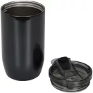 Cana termoizolanta, perete dublu, 380 ml, pentru voiaj, Everestus, LM, otel inoxidabil, negru