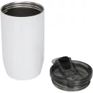 Cana termoizolanta, perete dublu, 380 ml, pentru voiaj, Everestus, LM, otel inoxidabil, alb