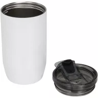   Cana termoizolanta, perete dublu, 380 ml, pentru voiaj, Everestus, LM, otel inoxidabil, alb