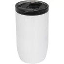 Cana termoizolanta, perete dublu, 380 ml, pentru voiaj, Everestus, LM, otel inoxidabil, alb
