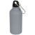 Oregon matte 400 ml sport bottle with carabiner, BPA free aluminium, Grey