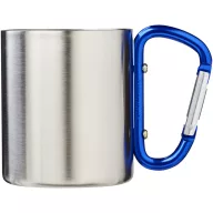   Cana termos cu carabina, Everestus, 2610E19224, 200 ml, Cu carabina, 8.5x10.5 cm, Otel inoxidabil, Albastru