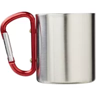   Cana termos cu carabina, Everestus, 2610E19225, 200 ml, Cu carabina, 8.5x10.5 cm, Otel inoxidabil, Rosu