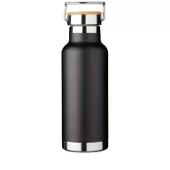   Sticla termos sport 480 ml, perete dublu, Everestus, 9IA19378, Otel inoxidabil, Negru