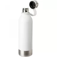   Sticla de apa 740 ml, cu agatatoare din silicon, Everestus, 9IA19196, Otel inoxidabil, Alb
