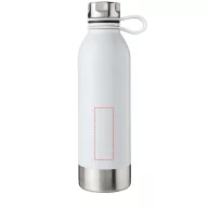   Sticla de apa 740 ml, cu agatatoare din silicon, Everestus, 9IA19196, Otel inoxidabil, Alb