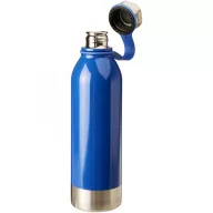   Sticla de apa 740 ml, cu agatatoare din silicon, Everestus, 9IA19194, Otel inoxidabil, Albastru