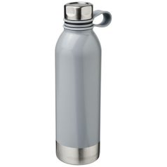   Sticla de apa 740 ml, cu agatatoare din silicon, Everestus, 9IA19195, Otel inoxidabil, Gri