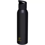   Sticla de apa, Everestus, 2610E18400, 650 ml, Cu maner, 26xØ6.6 cm, Aluminiu, Polipropilena, Negru