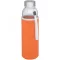 Bidon sport pentru apa, 21MAR1714, 500 ml, 22.1xØ 6.3 cm, Everestus, Sticla, Neopren, Otel, Portocaliu