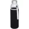 Sticla de apa 500 ml, Everestus, 2601E12839, 22.1xØ6.3 cm, Sticla, Neopren, Otel, Negru