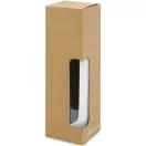 Sticla de apa sport, Everestus, 21OCT0923, 600 ml, 22 x Ø 7 cm, Sticla, Silicon, Alb