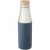 Sticla de apa sport, Everestus, 21OCT0905, 540 ml, 24.7 x Ø 7.2 cm, Otel, Bambus, Albastru