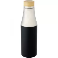  Termos, Everestus, 42FEB232421, 540 ml, Ø7.2x24.7 cm, Otel, Bambus, Negru