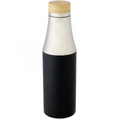   Termos, Everestus, 42FEB232421, 540 ml, Ø7.2x24.7 cm, Otel, Bambus, Negru