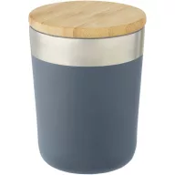   Cana termos, Everestus, 21OCT1404, 300 ml, 8.6 x 11.4 x 8.6 cm, Otel, Bambus, Albastru