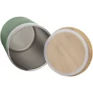 Cana termos, Everestus, 21OCT1405, 300 ml, 8.6 x 11.4 x 8.6 cm, Otel, Bambus, Verde