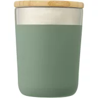   Cana termos, Everestus, 21OCT1405, 300 ml, 8.6 x 11.4 x 8.6 cm, Otel, Bambus, Verde
