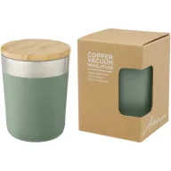   Cana termos, Everestus, 21OCT1405, 300 ml, 8.6 x 11.4 x 8.6 cm, Otel, Bambus, Verde