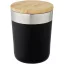 Cana termos, Everestus, 42FEB232423, 300 ml, 11.4x8.6x8.6 cm, Otel, Bambus, Negru