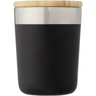   Cana termos, Everestus, 42FEB232423, 300 ml, 11.4x8.6x8.6 cm, Otel, Bambus, Negru
