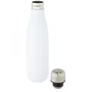 Sticla de apa sport, Everestus, 21OCT0888, 500 ml, 27 x Ø 7 cm, Otel, Alb