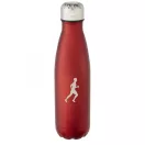Sticla de apa sport, Everestus, 21OCT0889, 500 ml, 27 x Ø 7 cm, Otel, Rosu
