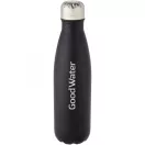 Sticla de apa sport, Everestus, 21OCT0893, 500 ml, 27 x Ø 7 cm, Otel, Negru