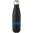 Sticla de apa sport, Everestus, 21OCT0893, 500 ml, 27 x Ø 7 cm, Otel, Negru