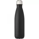 Sticla de apa sport, Everestus, 21OCT0893, 500 ml, 27 x Ø 7 cm, Otel, Negru