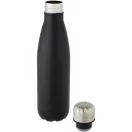 Sticla de apa sport, Everestus, 21OCT0893, 500 ml, 27 x Ø 7 cm, Otel, Negru