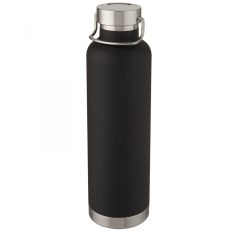   Termos, Everestus, 22FEB1245, 1000 ml, 28.9xØ 8.3 cm, Otel, Polipropilena, Silicon, Negru