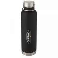   Termos, Everestus, 22FEB1245, 1000 ml, 28.9xØ 8.3 cm, Otel, Polipropilena, Silicon, Negru