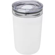   Cana de voiaj, Green Concept, 22FEB1146, 420 ml, 14.2xØ 8.8 cm, Sticla, Alb