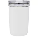 Cana de voiaj, Green Concept, 22FEB1146, 420 ml, 14.2xØ 8.8 cm, Sticla, Alb